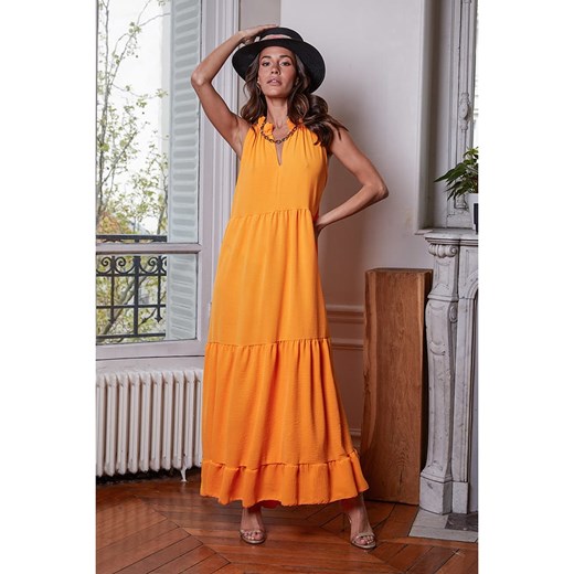 Joséfine Sukienka &quot;Drucilla&quot; w kolorze pomarańczowym Joséfine L okazyjna cena Limango Polska