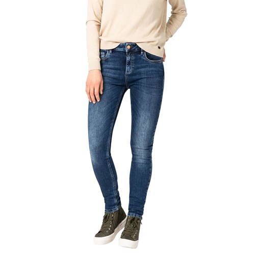 Timezone Dżinsy &quot;Aleena&quot; - Skinny fit - w kolorze granatowym ze sklepu Limango Polska w kategorii Jeansy damskie - zdjęcie 166048958