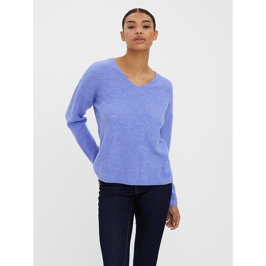 Vero Moda Sweter w kolorze niebieskim ze sklepu Limango Polska w kategorii Swetry damskie - zdjęcie 166050159