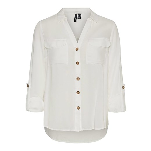 Vero Moda Bluzka &quot;Bumpy&quot; w kolorze białym ze sklepu Limango Polska w kategorii Koszule damskie - zdjęcie 166050168