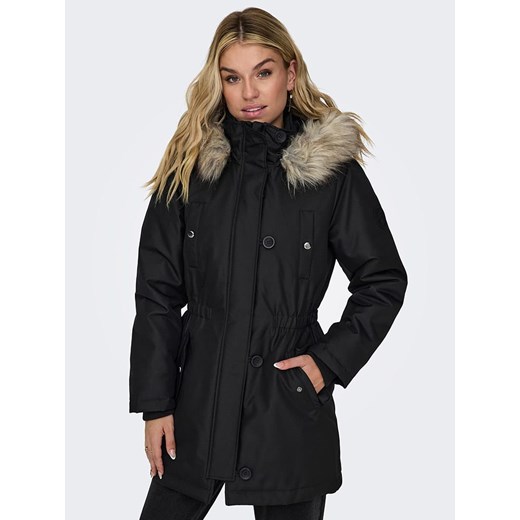 ONLY Parka w kolorze czarnym ze sklepu Limango Polska w kategorii Parki damskie - zdjęcie 166050888