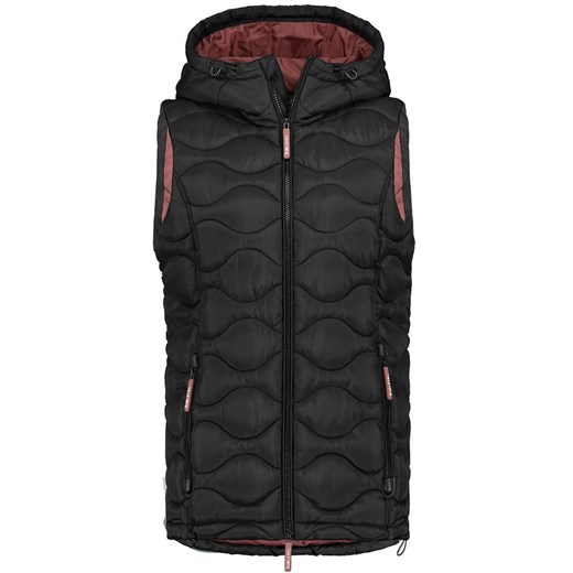 Sublevel Kamizelka pikowana w kolorze czarnym ze sklepu Limango Polska w kategorii Kamizelki damskie - zdjęcie 166051116