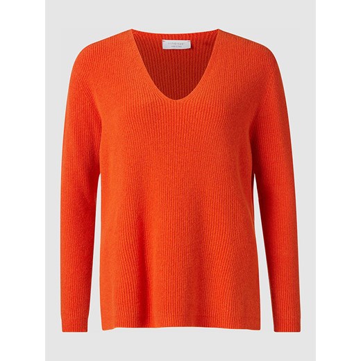 Sweter damski Rich & Royal z dekoltem w serek casual 