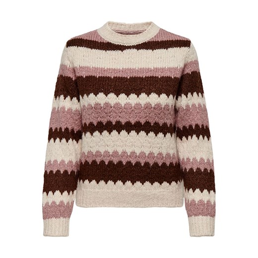 JDY Sweter w kolorze beżowo-brązowym ze sklepu Limango Polska w kategorii Swetry damskie - zdjęcie 166052718