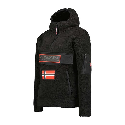 Geographical Norway Bluza polarowa &quot;Upassia&quot; w kolorze czarnym Geographical Norway XXL wyprzedaż Limango Polska