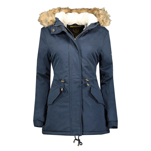 Geographical Norway Parka &quot;Ampuria&quot; w kolorze granatowym ze sklepu Limango Polska w kategorii Parki damskie - zdjęcie 166054075