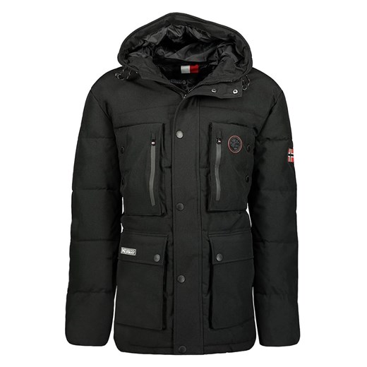 Geographical Norway Parka w kolorze czarnym ze sklepu Limango Polska w kategorii Parki męskie - zdjęcie 166056865