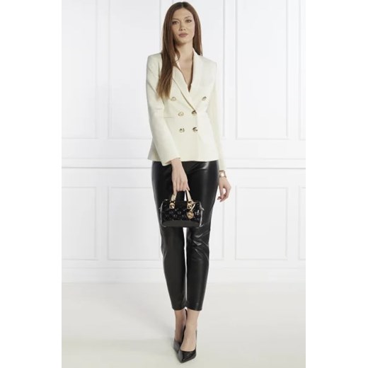 Shopper bag Michael Kors duża ze skóry ekologicznej elegancka lakierowana