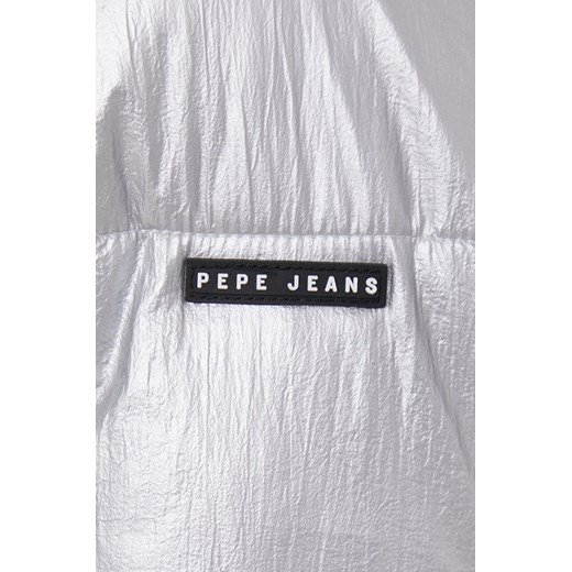 Pepe Jeans kurtka MORGAN SILVER damska kolor srebrny zimowa Pepe Jeans L ANSWEAR.com