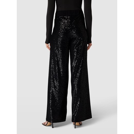 Spodnie materiałowe z cekinowym obszyciem model ‘FAYE’ Mac 32/32 Peek&Cloppenburg 