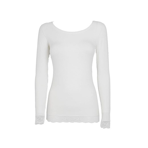 COTONELLA Koszulka w kolorze białym ze sklepu Limango Polska w kategorii Bluzki damskie - zdjęcie 166072278