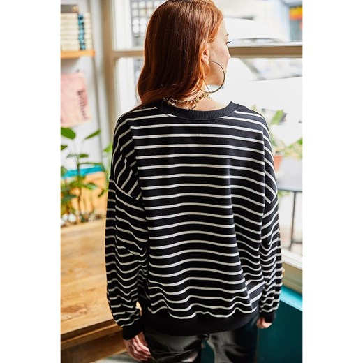 Olalook Bluza w kolorze czarno-białym Olalook S okazyjna cena Limango Polska