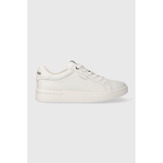 Coach sneakersy skórzane Lowline kolor biały CN577 ze sklepu ANSWEAR.com w kategorii Buty sportowe damskie - zdjęcie 166092988