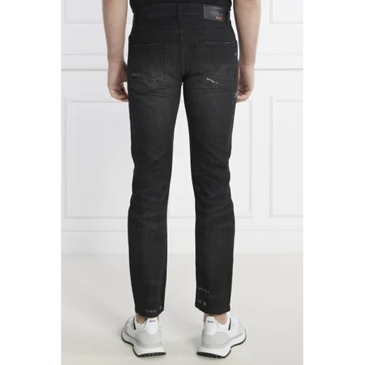 Jeansy męskie BOSS HUGO z elastanu 