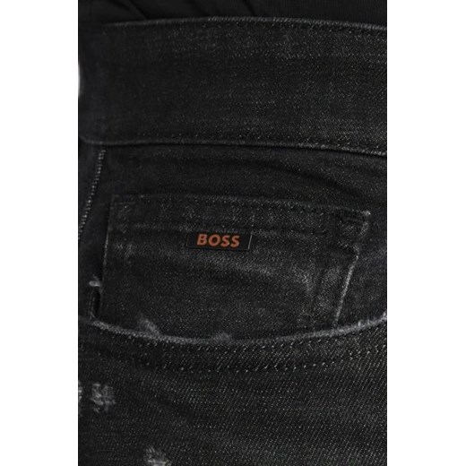 Jeansy męskie BOSS HUGO z elastanu 