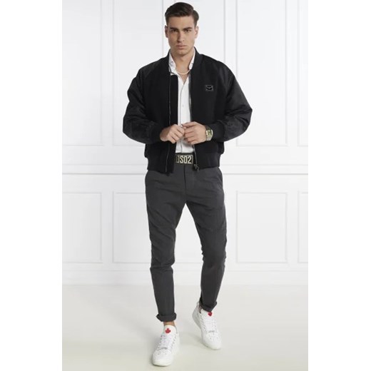 Dsquared2 Wełniane Spodnie Flannel Sexy Chino Pant | Slim Fit Dsquared2 48 promocja Gomez Fashion Store