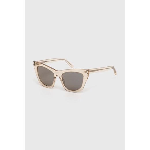 Saint Laurent okulary przeciwsłoneczne damskie kolor transparentny Saint Laurent 55 ANSWEAR.com