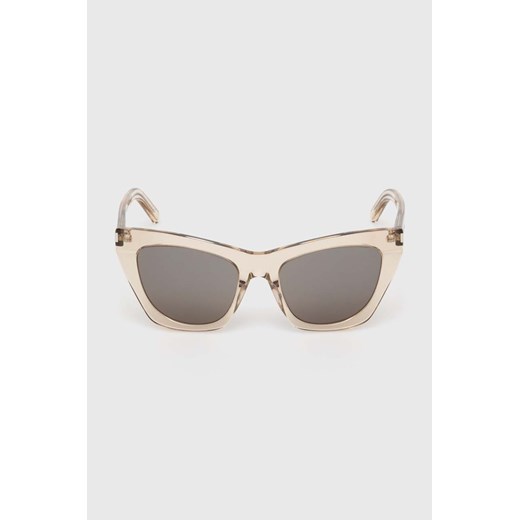 Saint Laurent okulary przeciwsłoneczne damskie kolor transparentny Saint Laurent 55 ANSWEAR.com
