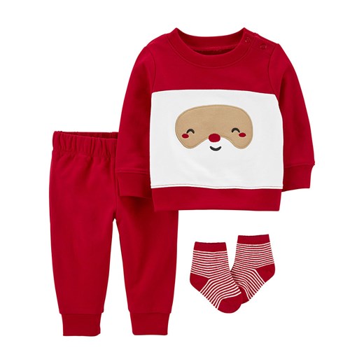 carter&apos;s 3-częściowy zestaw w kolorze czerwonym ze sklepu Limango Polska w kategorii Dresy dla niemowlaka - zdjęcie 166122427
