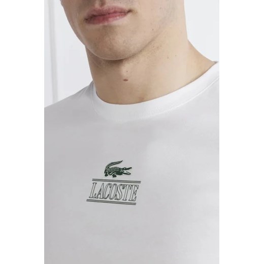 T-shirt męski Lacoste z krótkim rękawem bawełniany