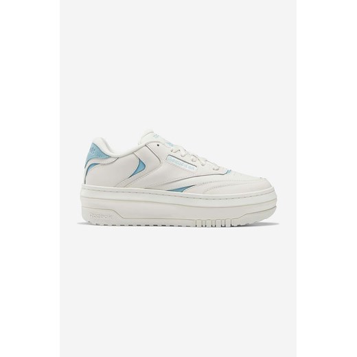 Reebok Classic sneakersy skórzane Club C Extra HQ2126 kolor biały HQ2126-BIALY ze sklepu ANSWEAR.com w kategorii Buty sportowe damskie - zdjęcie 166128356