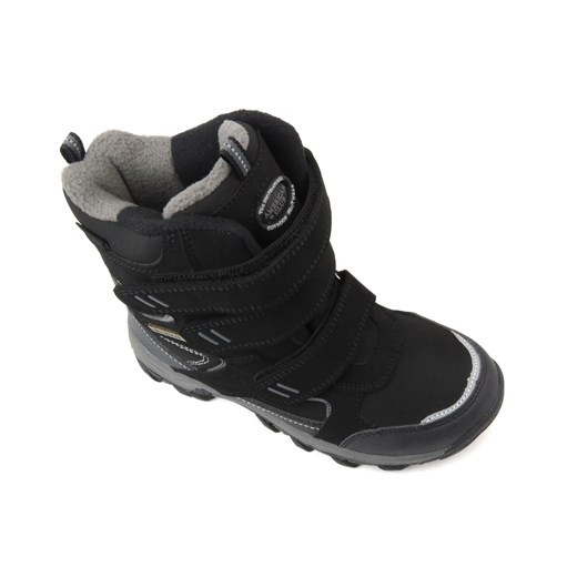Buty trekkingowe, śniegowce dziecięce - AMERICAN CLUB WT161/23 czarne z szarym American Club 35 ulubioneobuwie