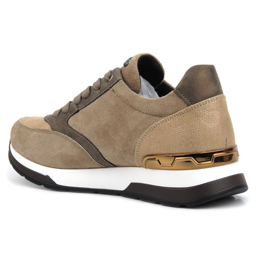 Sneakersy damskie na platformie - INBLU IN001302, beżowe Inblu 38 promocja ulubioneobuwie