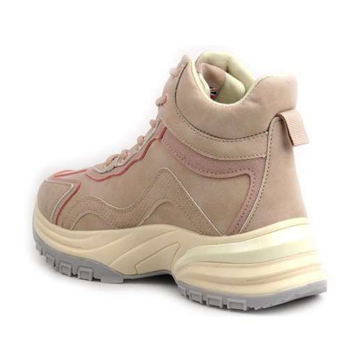 Trapery, śniegowce damskie na platformie - LEE COOPER LCJ-23-44-1975L, różowe Lee Cooper 38 ulubioneobuwie