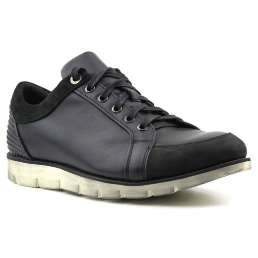 Sneakersy, półbuty męskie sportowe - CONHPOL Dynamic D-1630S/03, czarne Conhpol 41 promocja ulubioneobuwie