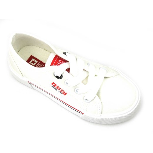 Trampki, buty sportowe dziecięce BIG STAR JJ374170, białe 34 promocyjna cena ulubioneobuwie