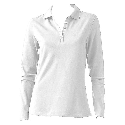 Heine Koszulka polo w kolorze białym ze sklepu Limango Polska w kategorii Bluzki damskie - zdjęcie 166142437