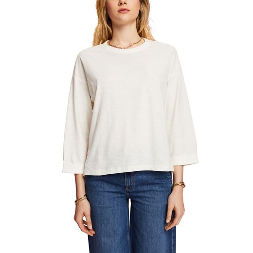 ESPRIT Koszulka w kolorze kremowym ze sklepu Limango Polska w kategorii Bluzki damskie - zdjęcie 166142838