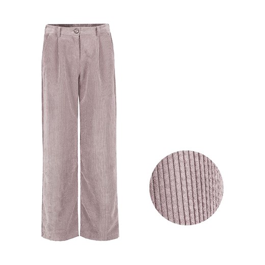 Sublevel Spodnie sztruksowe w kolorze jasnoróżowym ze sklepu Limango Polska w kategorii Spodnie damskie - zdjęcie 166143209