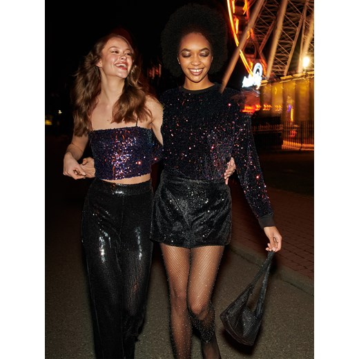 Sinsay - Torebka bagietka - czarny Sinsay Jeden rozmiar Sinsay