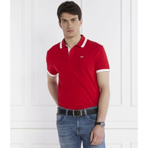 Tommy Jeans Polo TJM REG SOLID TIPPED | Regular Fit ze sklepu Gomez Fashion Store w kategorii T-shirty męskie - zdjęcie 166148585