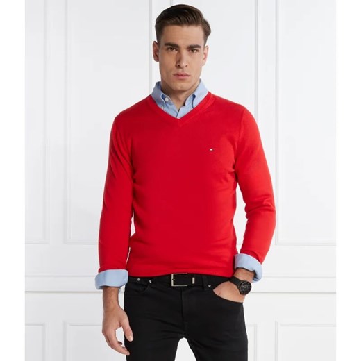 Tommy Hilfiger Sweter | Regular Fit | z dodatkiem kaszmiru ze sklepu Gomez Fashion Store w kategorii Swetry męskie - zdjęcie 166148595