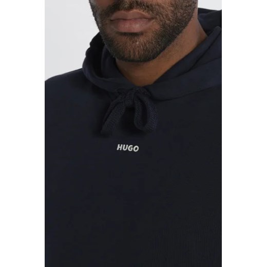 Bluza męska czarna Hugo Boss bawełniana na wiosnę 