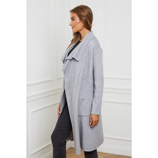 Soft Cashmere Kardigan w kolorze szarym Soft Cashmere 34/36 okazja Limango Polska