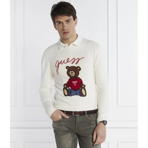 GUESS Sweter | Regular Fit ze sklepu Gomez Fashion Store w kategorii Swetry męskie - zdjęcie 166156168