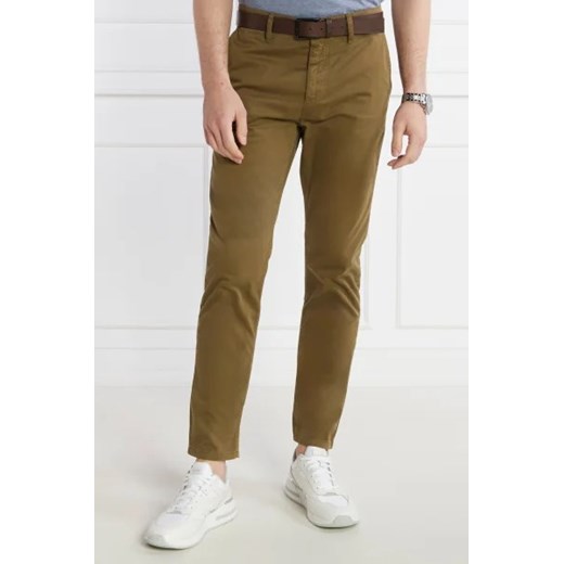 BOSS ORANGE Spodnie Chino_tapered | Tapered fit 32/32 okazyjna cena Gomez Fashion Store