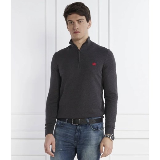 HUGO Sweter San Quintus-C | Regular Fit ze sklepu Gomez Fashion Store w kategorii Swetry męskie - zdjęcie 166163286