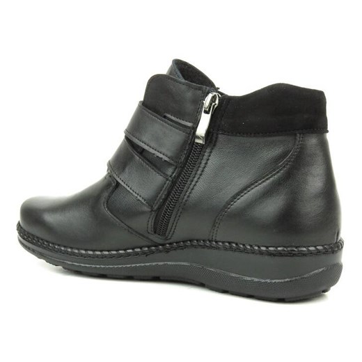 Botki AXEL z zamkiem płaskie 