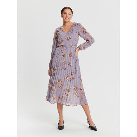 Sinsay - Sukienka maxi w kwiaty - wielobarwny Sinsay XL Sinsay