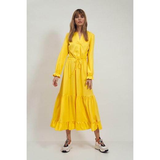 Nife Sukienka w kolorze żółtym ze sklepu Limango Polska w kategorii Sukienki - zdjęcie 166180407