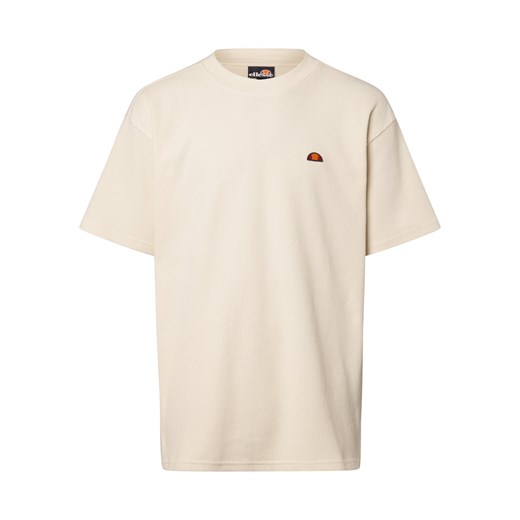 ellesse T-shirt męski Mężczyźni Bawełna écru wypukły wzór tkaniny ze sklepu vangraaf w kategorii T-shirty męskie - zdjęcie 166181385