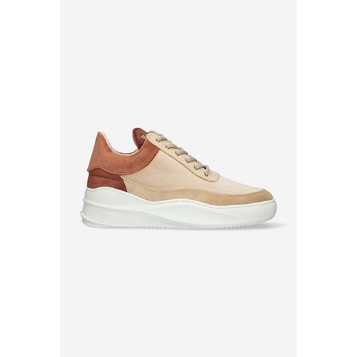 Filling Pieces sneakersy Low Eva Sky Velvet kolor brązowy 51427611797 ze sklepu ANSWEAR.com w kategorii Buty sportowe damskie - zdjęcie 166183328