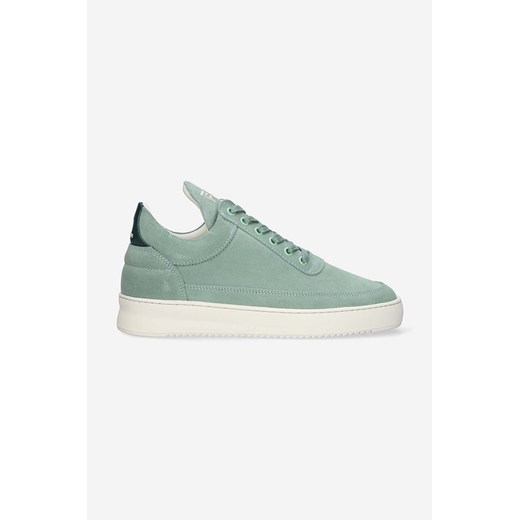 Filling Pieces sneakersy zamszowe Low Top Suede 10122792080 kolor zielony ze sklepu ANSWEAR.com w kategorii Buty sportowe damskie - zdjęcie 166183405