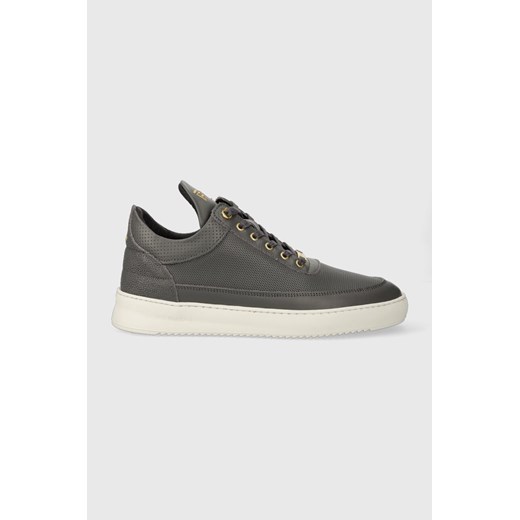 Filling Pieces sneakersy skórzane Low Top Aten kolor szary 10126591002 ze sklepu ANSWEAR.com w kategorii Buty sportowe męskie - zdjęcie 166183766