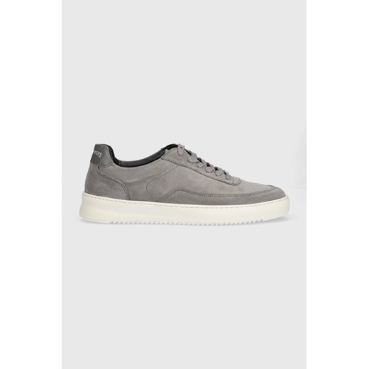 Filling Pieces sneakersy zamszowe Mondo Squash kolor szary 46733733041 ze sklepu ANSWEAR.com w kategorii Buty sportowe męskie - zdjęcie 166183796
