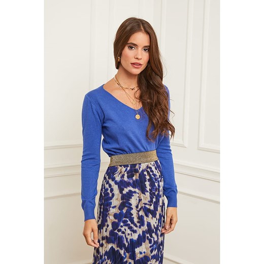 Soft Cashmere Sweter w kolorze niebieskim Soft Cashmere 34/36 promocja Limango Polska